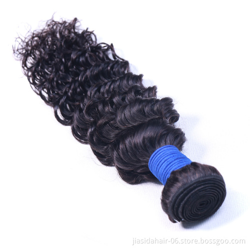 Virgin Brazilian Hair Bundles Human Hair Extensions Free Sample Cheap Deep Wave Natural Wholesale Top Mink OEM